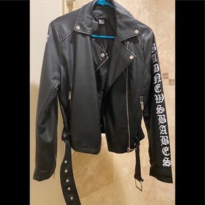 Forever 21 Faux leather biker jacket